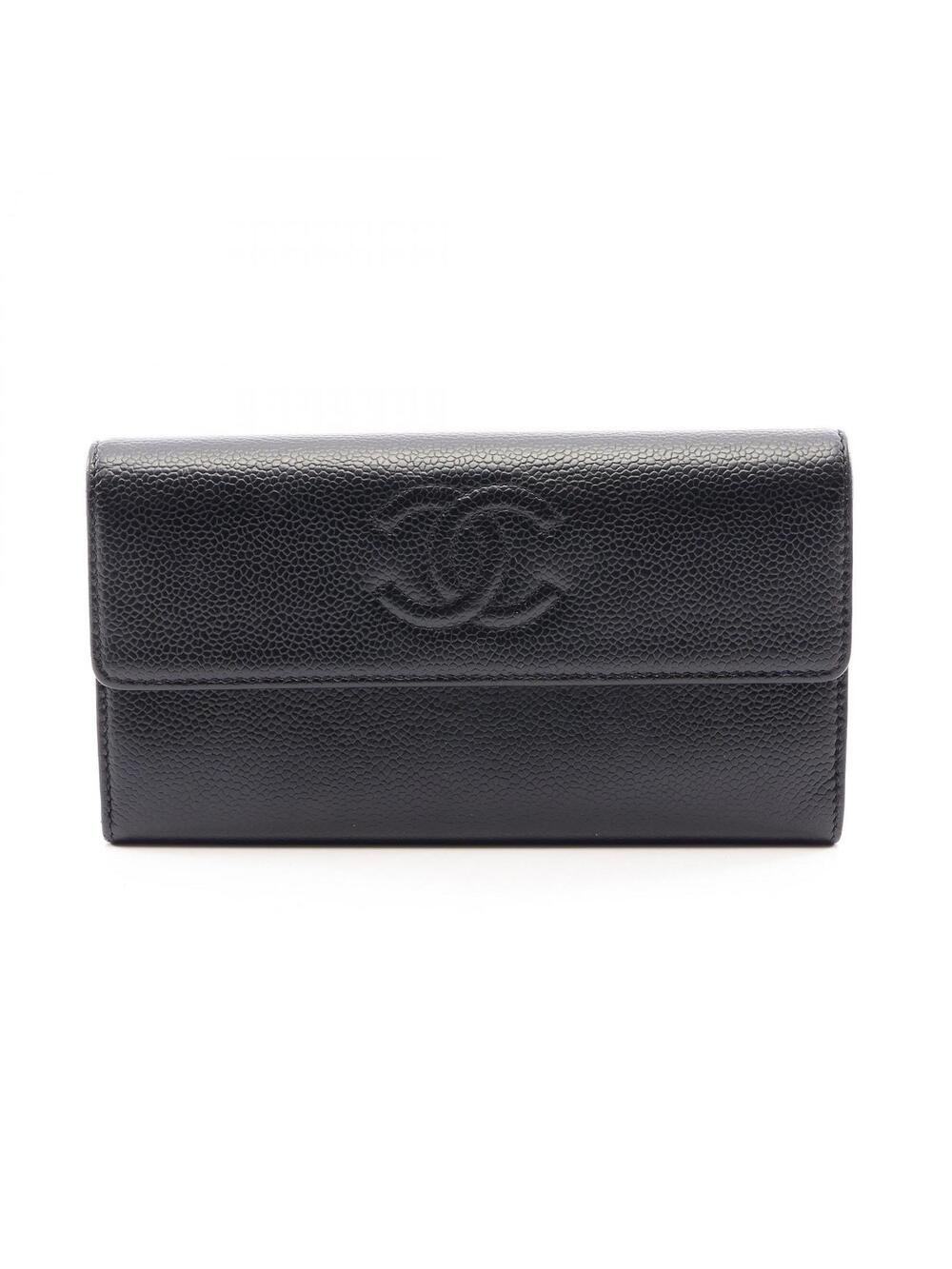 Chanel Coco Mark Bifold Long Wallet #345854C70B